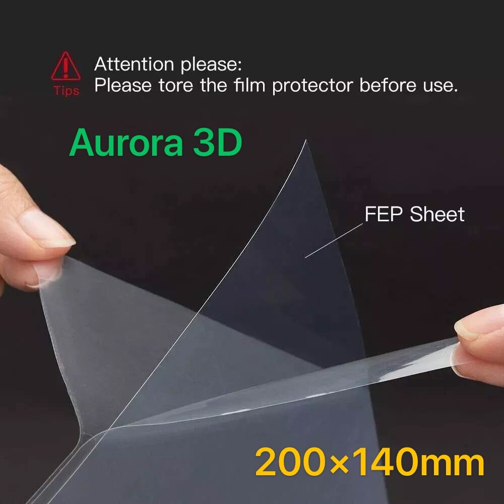 2PCS PHOTON SLA 3d printer Parts FEP Film 140x200mm Fep Sheets 0.15mm for ANYCUBIC Photon Resin UV Light 3D Printers Impresora