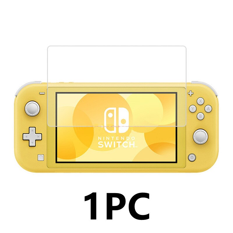 Tempered For Nintend Switch Lite Glass Ultra Clear Full HD Screen Protective Film Surface Guard Console Protector Cover Skin: 1PC