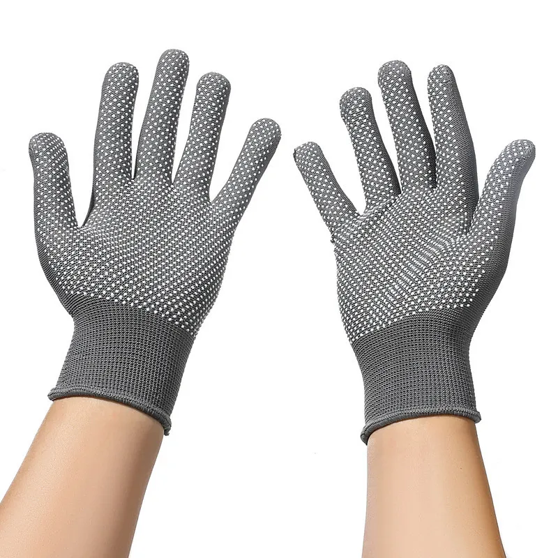 1Pair Hair Straightener Perm Curling Hairdressing Heat Resistant Finger Glove Hair Styling Tools Heatproof Protective Gloves: Burgundy