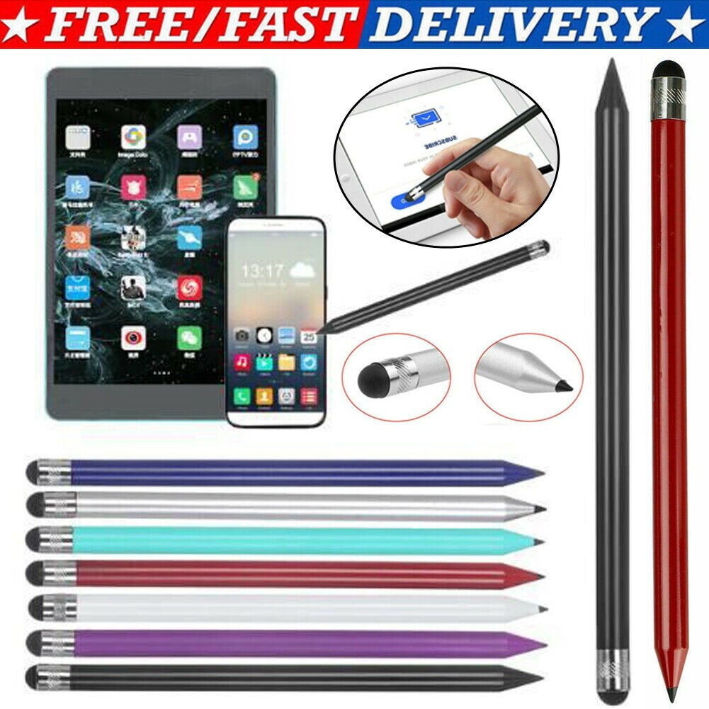 2 in 1 Touch Screen Pen Stylus Thin Capacitive Universal For Tablet Phone PC