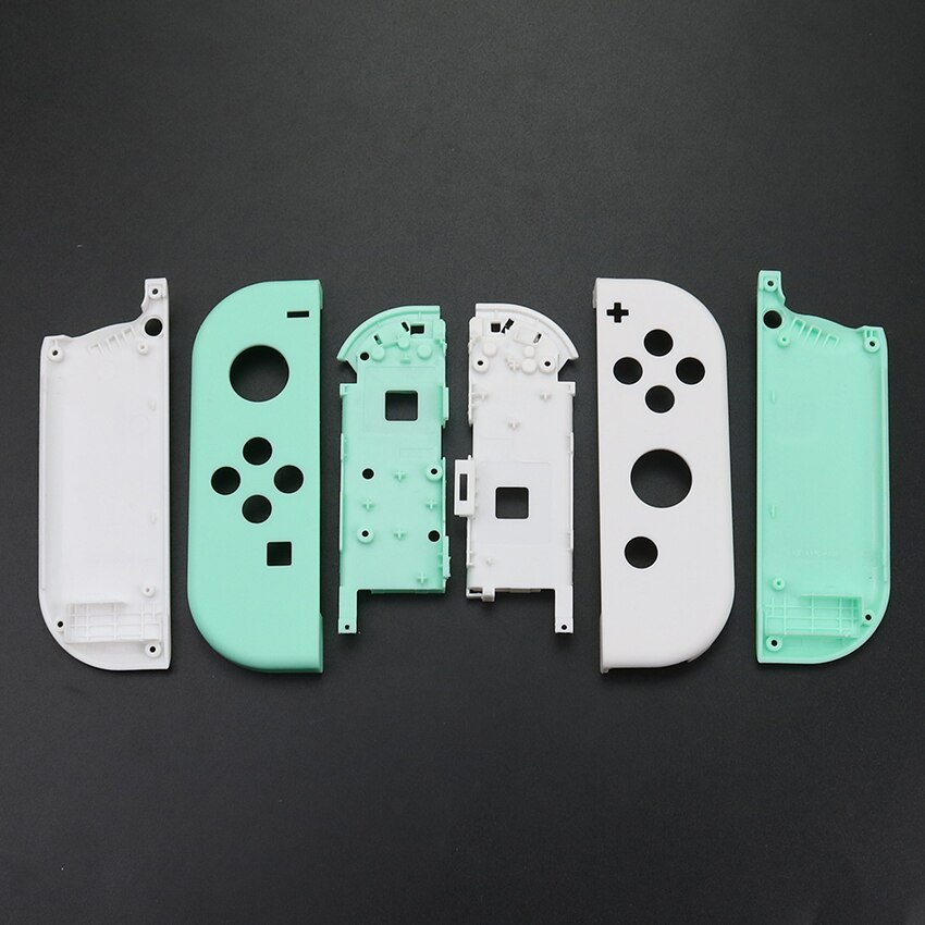 JCD 1Set Plastic Hard Shell For Nintend Switch Joy-Con Controller for NS NX Joy Con White Blue Green Housing Shell Case Cover: 011