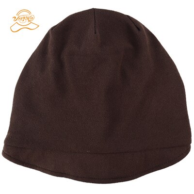 Con sombrero de ala tejido al Crochet para mujer invierno gorros calientes de punto femenino gorras elegantes para mujer de al por mayor: Marrón