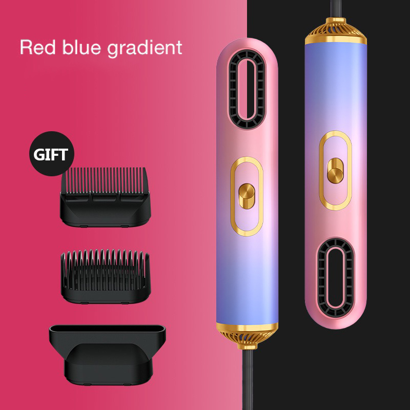 Secador de pelo Aurora 3 en 1, secador de pelo multifuncional para el hogar, cuidado del cabello de iones humectante, súper energía eólica europea: Gris claro
