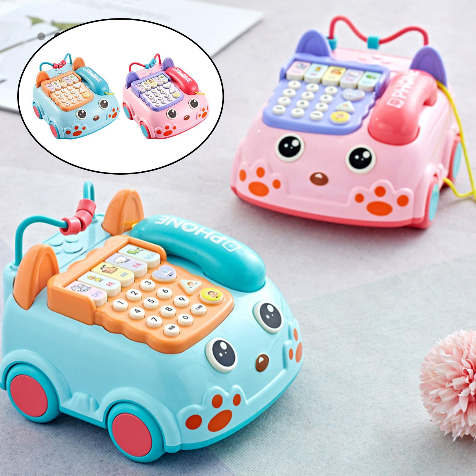 Phone Toy Early Education Pretend to Call A Phone Call Development of Educational Trail Function