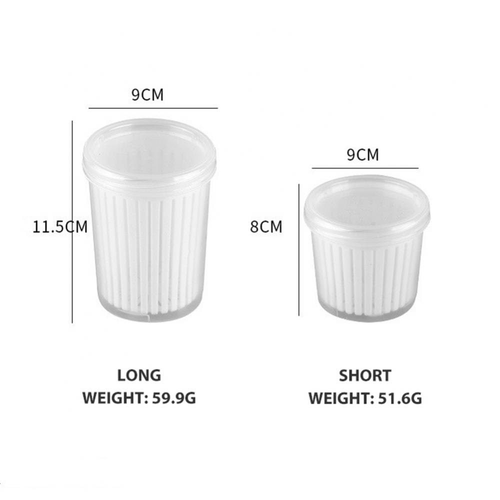 Drain Fresh Box Kitchen Refrigerator Fresh-Keeping Box Fruit Vegetable Drain Crisper Transparent Storage Containers With Lid