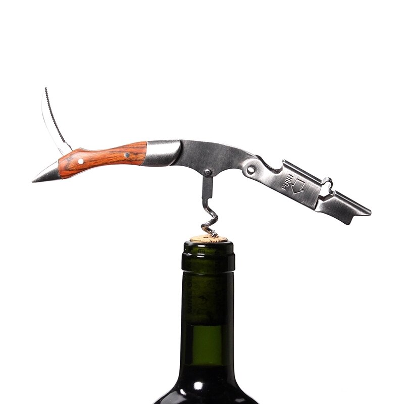 Wijn Opener, Professionele Obers Kurkentrekker, Flesopener En Folie Cutter Voor Wijn Liefhebbers