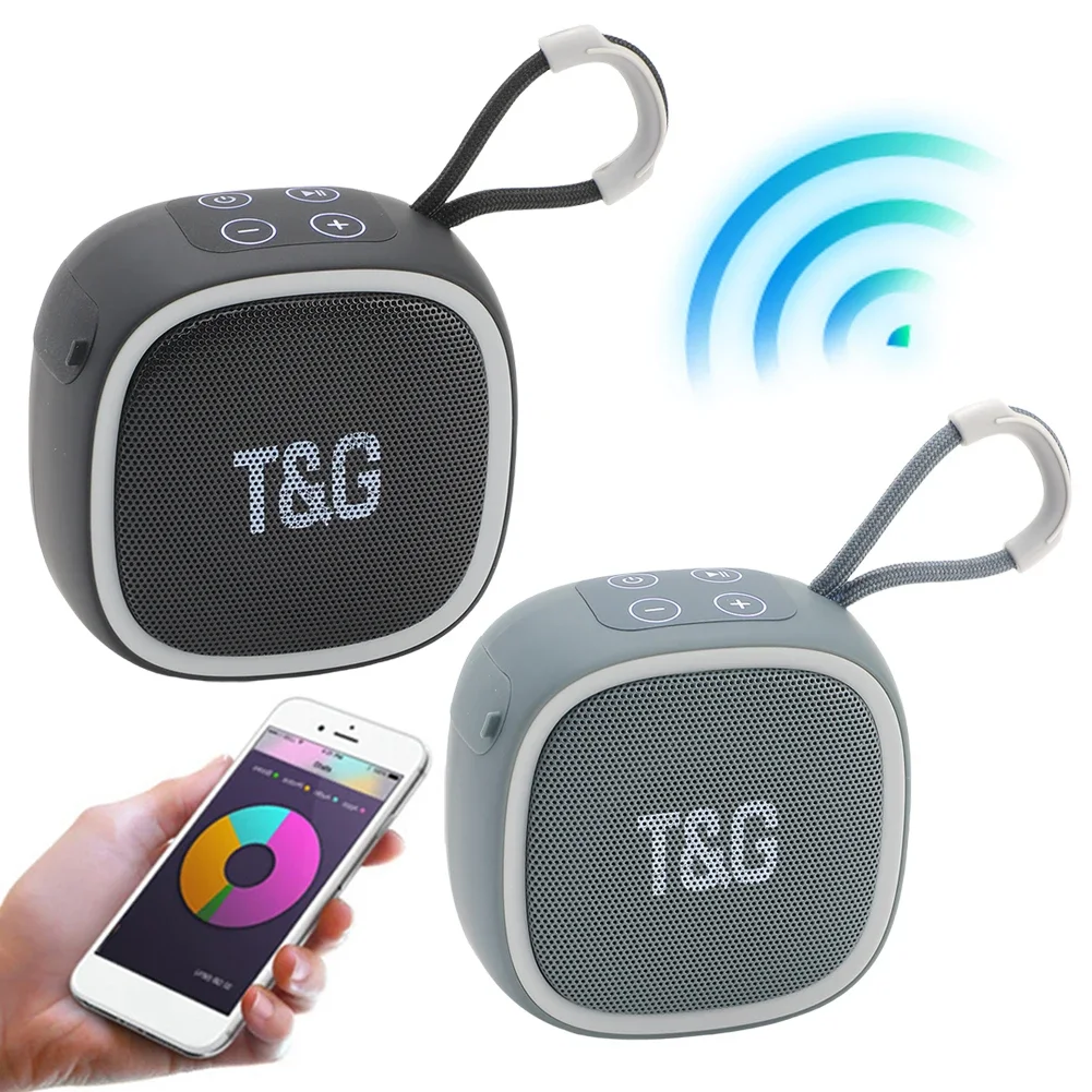 Bluetooth-høyttaler utendørs trådløs subwoofer mini bærbar liten lyd bærbar kort lyd  tg659