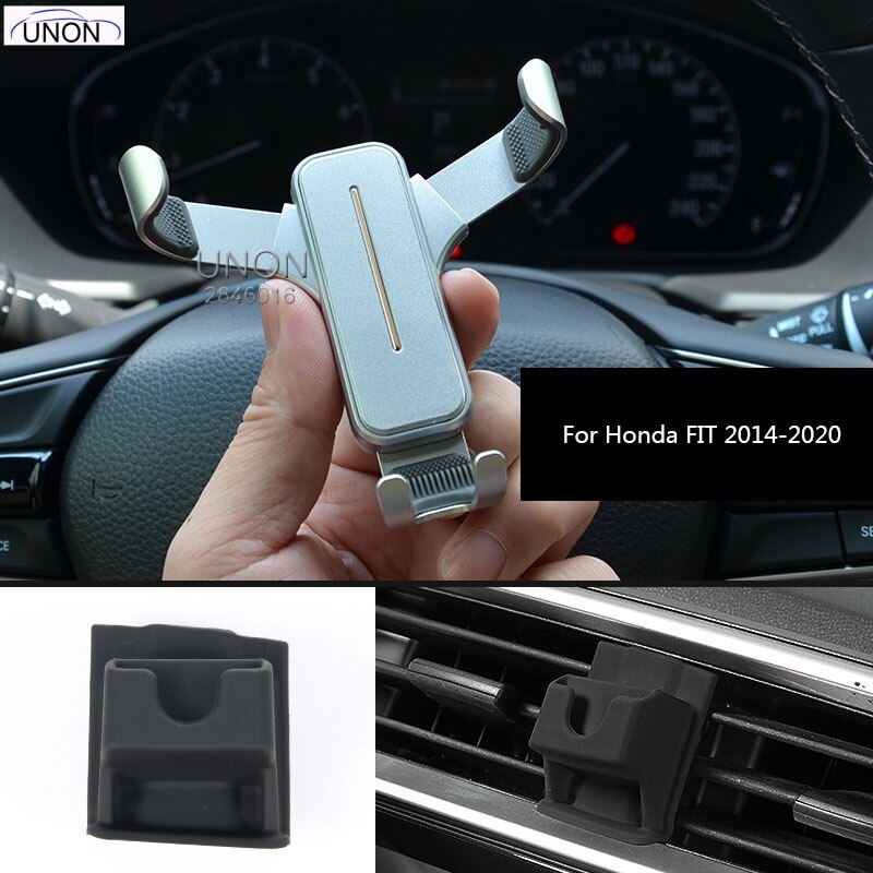 For Honda Accord Civic Crv Breeze Avancier Odyssey Fit Mobile Phone Vehicle Mounts: fit silver 2pcs