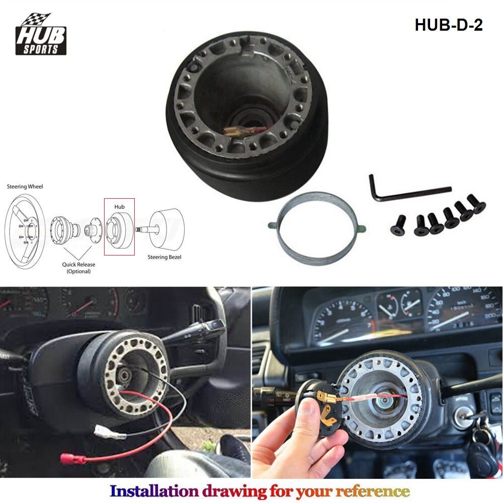 HUBSPORT Steering Wheel Hub Adapter Boss Kit D2 For DAIHATSU KANCIL
