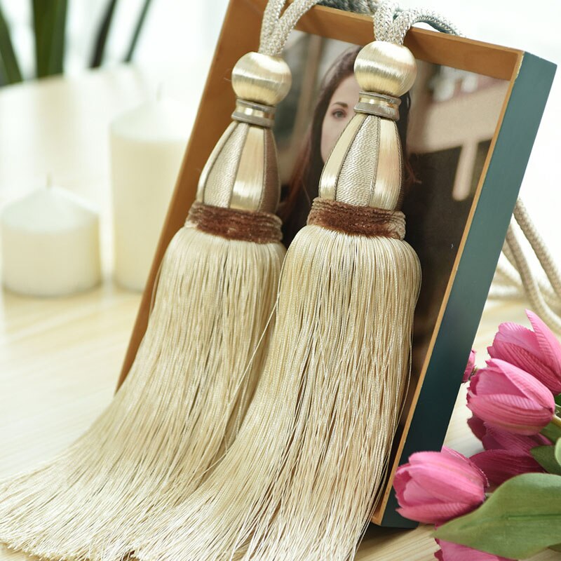 1pc embrasses à rideaux de fenêtre, embrasses à pinces, embrasses à glands, embrasses à boule suspendue, accessoires  cp120#40