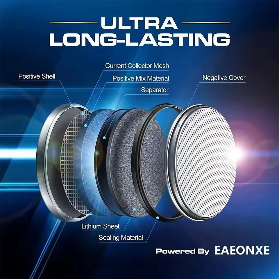 Bateria de lítio cr2032 3v dl2032 ecr2032 cr 2032, célula de botão para relógio, calculadora de brinquedo, carro, chave de controle remoto, eletrônica