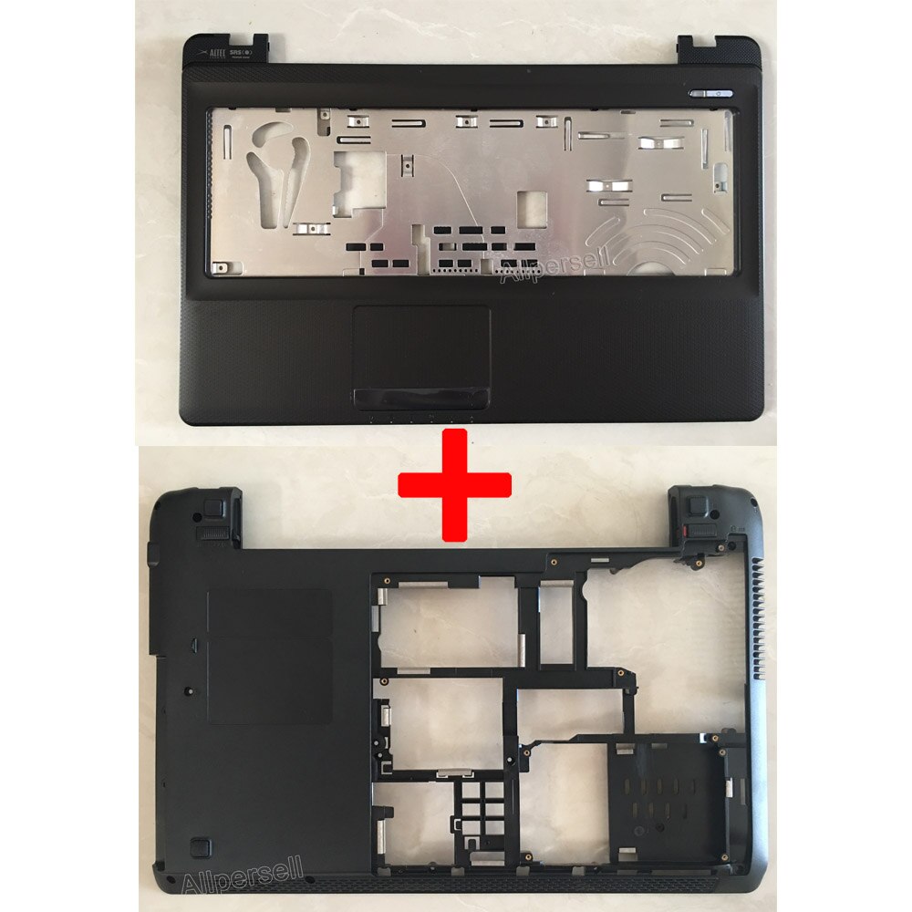 Funda de portátil para Asus K52 K52D K52F K52J K52N K52JB K52JK, funda con reposamanos, carcasa inferior, cubierta de disco duro, marco de pantalla: Upper and lower