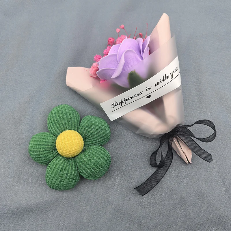 Flores para manualidades, 10 piezas, relleno de flores, tela de algodón hecha a mano, apliques acolchados, tocados, horquilla, parches, manualidades DIY: Opaco