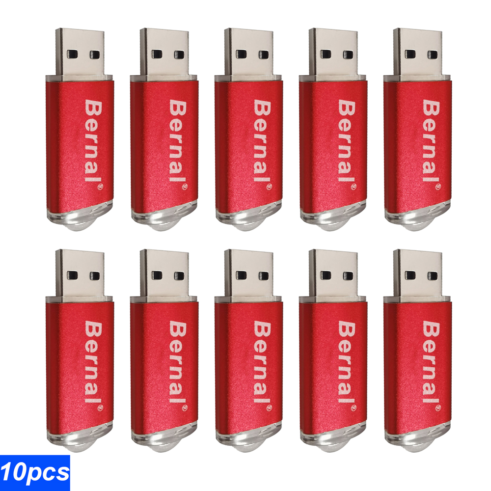 Fabrik 10PCS USB-Flash-Laufwerk 4GB USB 2.0 8GB 16GB 32GB Stift Laufwerke 128MB 256MB 512MB 2GB FLASH STICK Mem