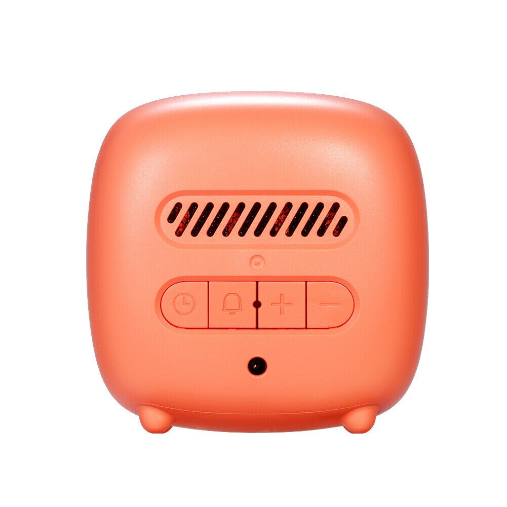 Digital Timing Cute Alarm Clock Smart Children TV Shape Table Snooze Function Mini Night Light Adjustable Brightness Week