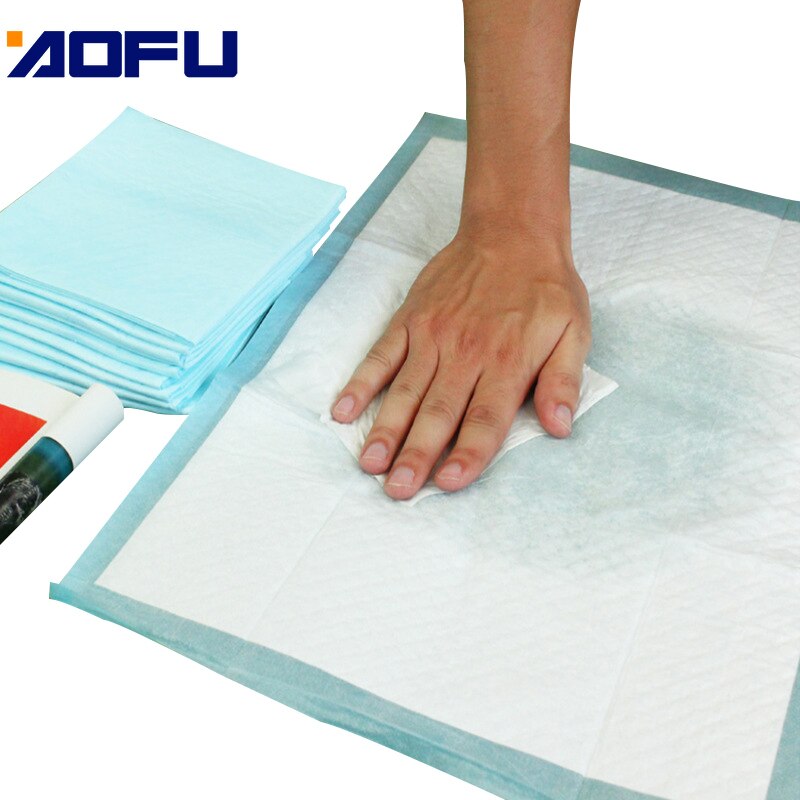 100 Pcs 33 X 45cm Poop Scooper Diaper Changing Mat Pad Paper for Absorbent Waterproof Disposable Cleaning Supplies Dog Toilet