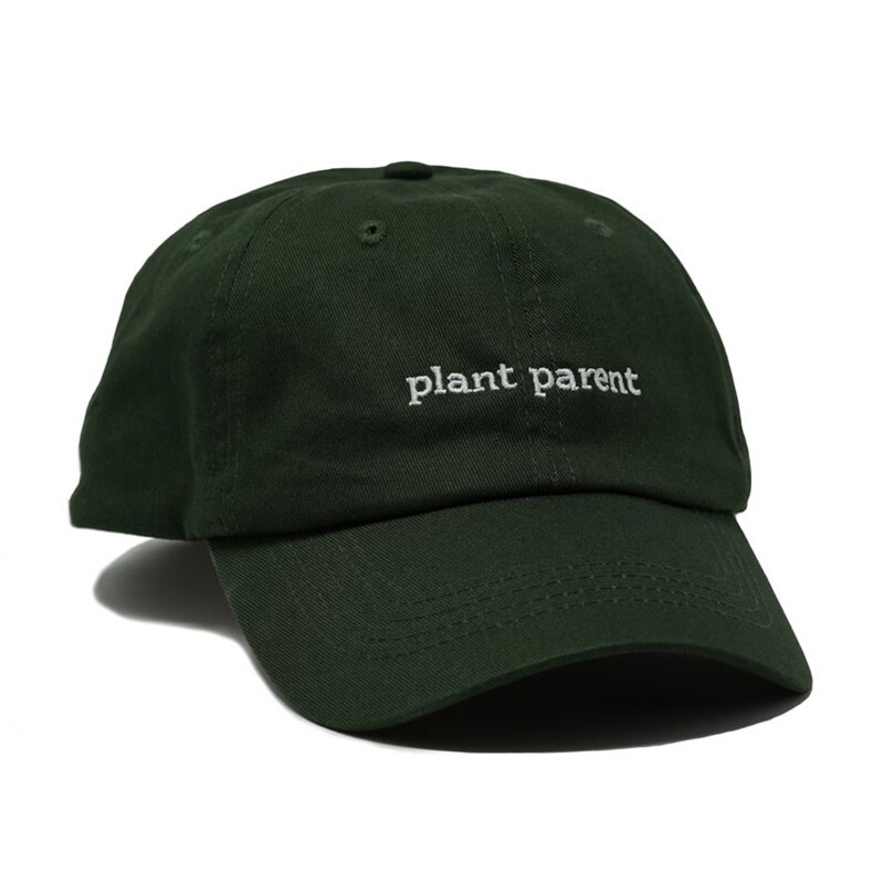 Plant Ouder Papa Hoed Brief Borduurwerk Baseball Cap Unisex 100% Katoen Cheapu Hip Hip Snapback Hoeden: Default Title