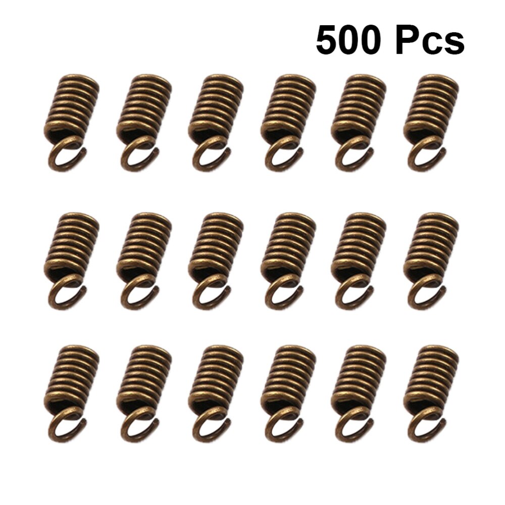 5 Packs DIY Jewelry Connectors Crafts Connecting Button Spring Buckles for Home Shop Dark Silver (3x7mm): As Shown 4