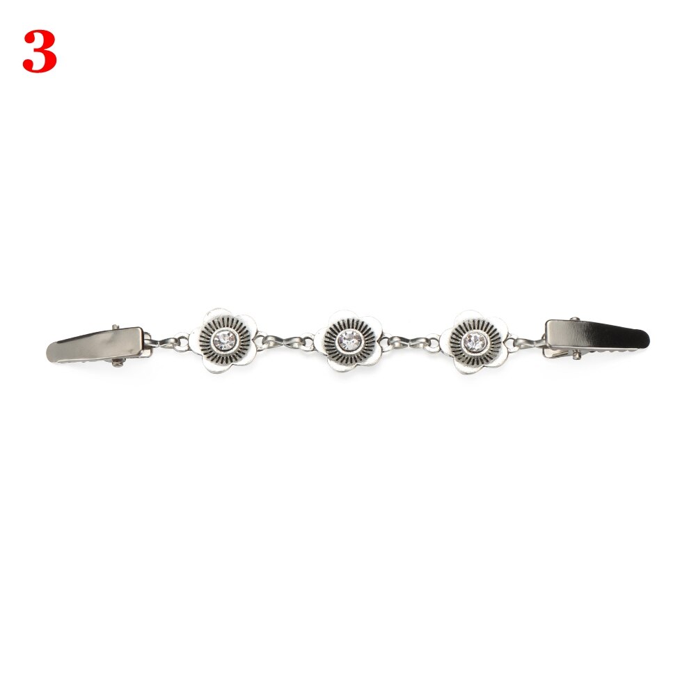 Frauen Strickjacke zur Seite fahren Bluse Stift Schal Brosche Clips Hemd Kragen retro Ente Clip Winter Schal Verschlüsse Charme Zubehör: 3