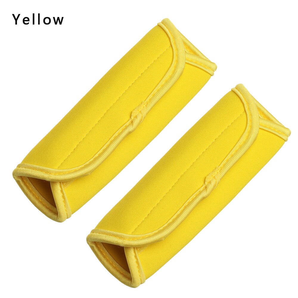 2 st / set barnvagn handtag täcka barnvagnar armstöd täcker självhäftande elastiskt vattentätt grepp täcka barnvagn tillbehör: Stil 1- gul