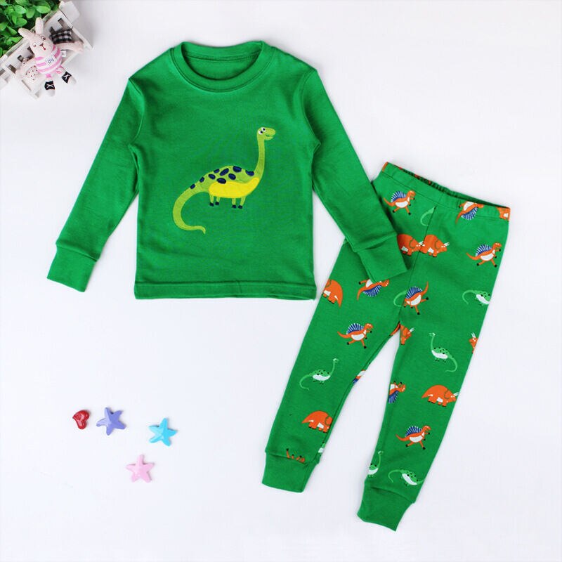 Herfst Baby Peuter Jongen Meisje Kid Pyjama Set Nachtkleding Nachtkleding Homewear Outfit Voor 1-7Years