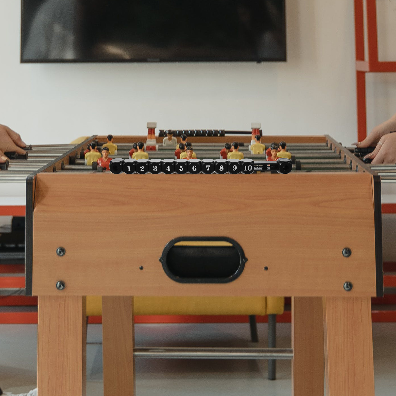 Objectifs de Football, marqueurs de marquage de baby-foot, compteur polyvalent en plastique