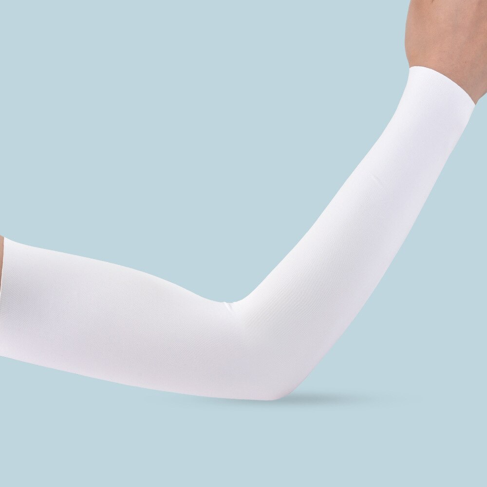 1Pair Long Gloves Sleeves Arm Protector Sun Protection Long Gloves Women Anti-UV Arm Warmer Cotton Long Fingerless Gloves Cuff