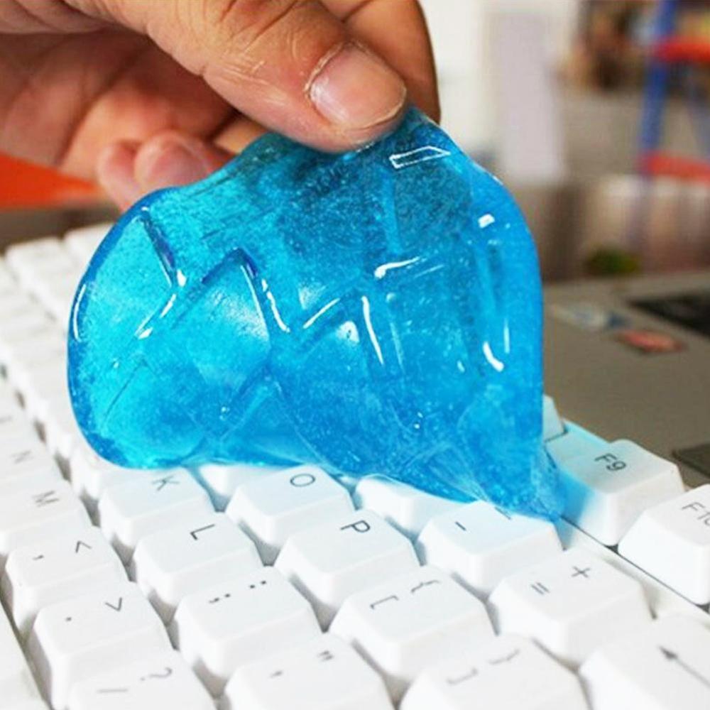 Pâte de nettoyage pour écran d&#39;ordinateur et clavier, colle douce et collante, anti-poussière, pour voiture, fournitures de nettoyage