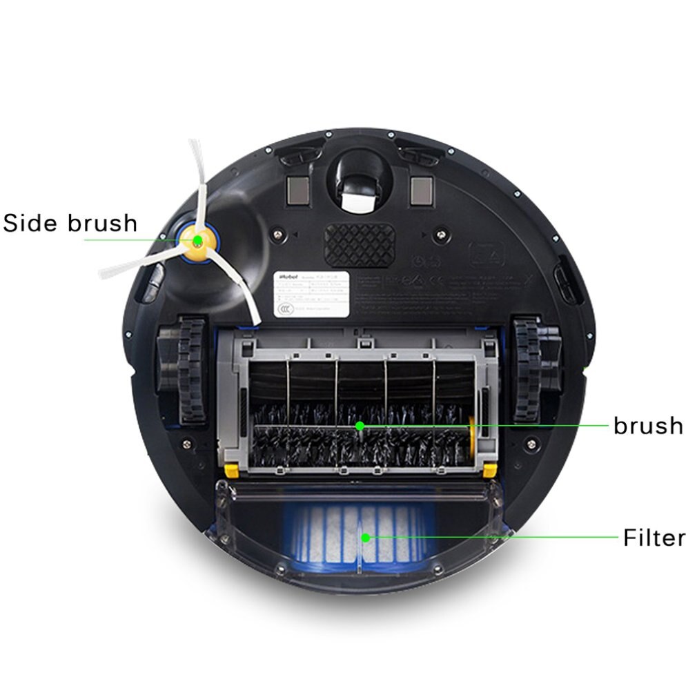 for iRobot Roomba Vacuum Cleaner Spare Part main brush side brush air filter HEPA 600 690 620 630 650 660 671 680 605 621 631