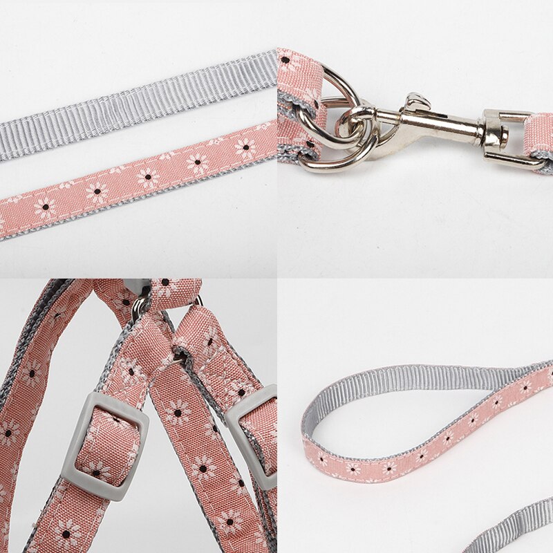 Arnés para perro o gato ajustable, correa de chaleco, Collar para cachorro, Outdoor para perros pequeños, caminar para cachorro, perro pequeño de raza Chihuahua