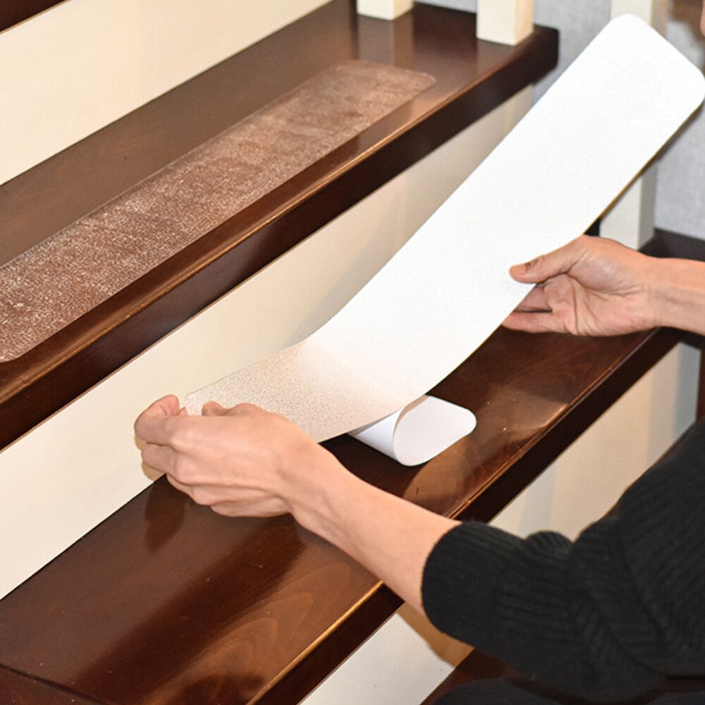 1 Pc Stair Anti-Slip Stickers Non-Skid Clear Floor Tape Clear Stair Treads Carpet Protector Set For Pet Children Old Men