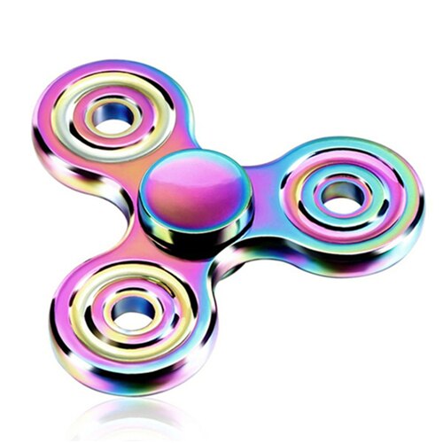 10 Style Rainbow Fidget Spinner Hand Spinner Metal EDC Sensory Decorate Finger Spinner For Autism ADHD Adult Anti Stress Toys: 9