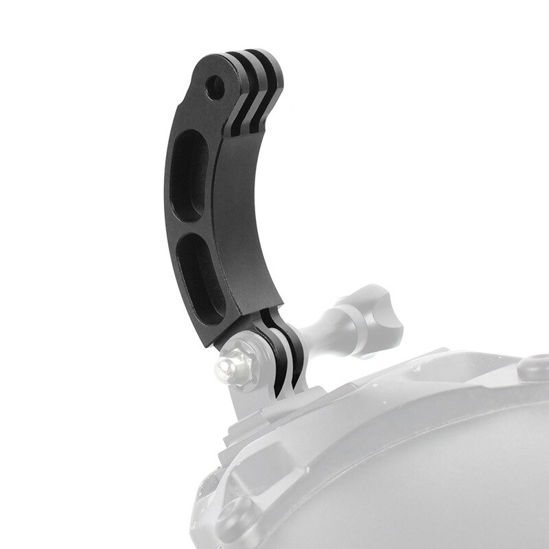 Conector de brazo de extensión para casco, soporte de montaje para Barbilla, esquí/motocicleta, casco de ciclismo para GoPro Hero, todas las cámaras de acción