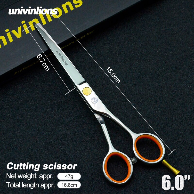 Ciseaux de coiffure japonais professionnels, 4.5/5.0/5.5/6.0 pouces, rasoir, barbier, ciseaux amincissants, tijeras