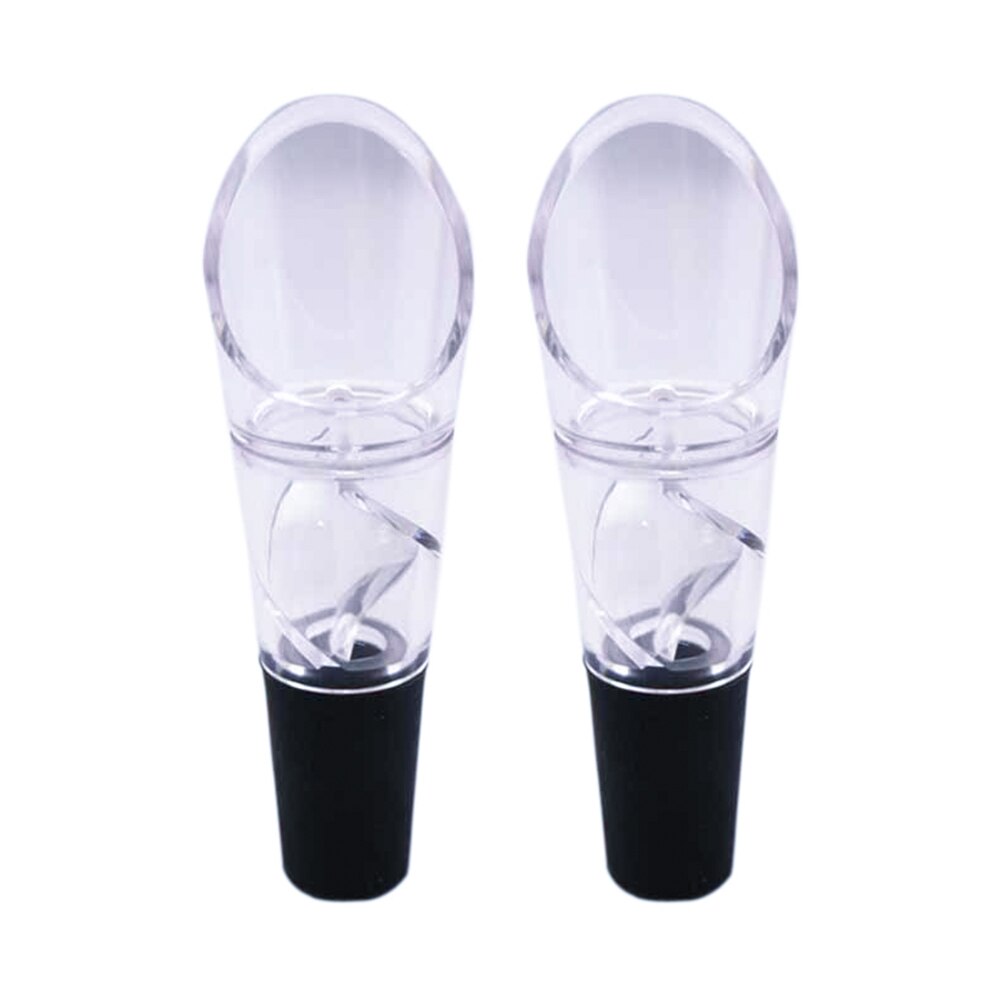 Aérateur de vin rouge blanc, bec verseur bouchon de bouteille décanteur, dispositif de réveil rapide Pour vin rouge 1/2/5 pièces: 2pcs