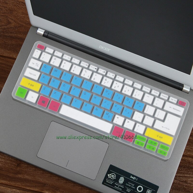 Waterproof Silicone Keyboard Cover Skin Protector For Acer Swift X SFX14-41G SFX14 41G / Acer Fun S3x 14 Inch Laptop: Color 2