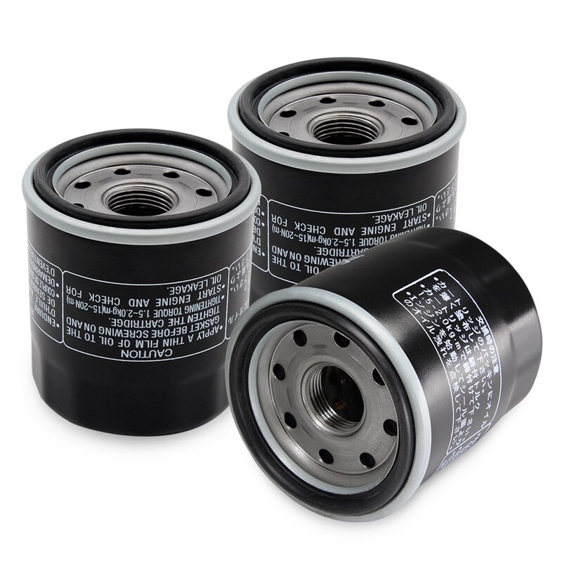Oil Filter for YAMAHA FZ1 FZ1000 FZ 1000 01-05 FZ600 FZ 600 FAZER FZ6 04-06 FZR1000 91-95 FZS1000 FZS 1000 FAZER 01-05: 3pcs