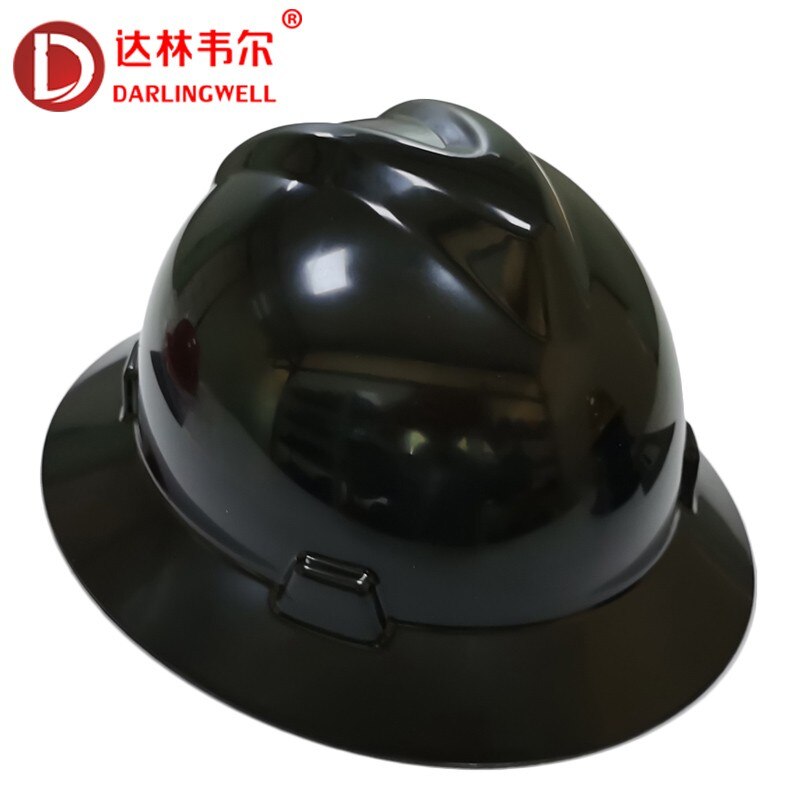 Full Brim Hard Hat with Lining V Gard Safety Helmet Accessories for Construction Engineers Railway Metallurgy Wide Brim Work Cap