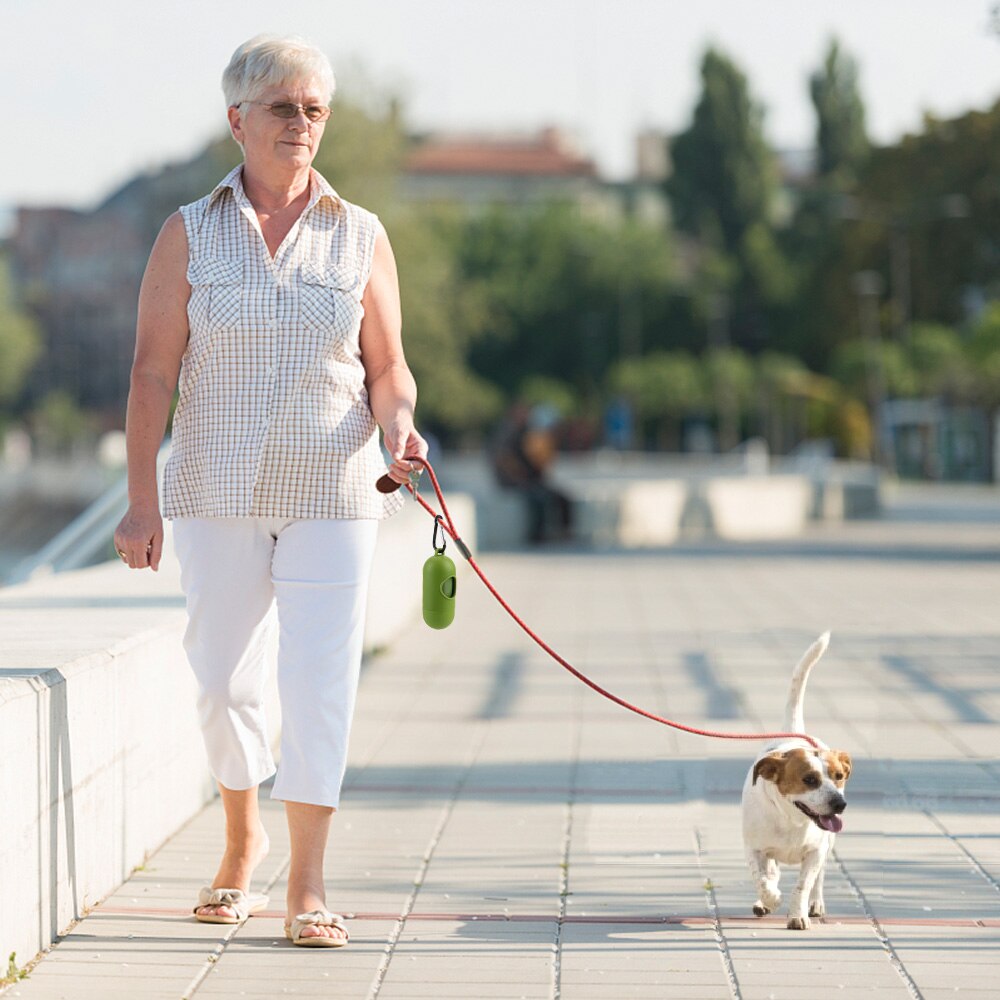 PE Pet Waste Bags Outdoor Pets Trash Box Garbage Holder Dispensers Poop Trash Bag Storage Box Portable Poop Bag Dispensers