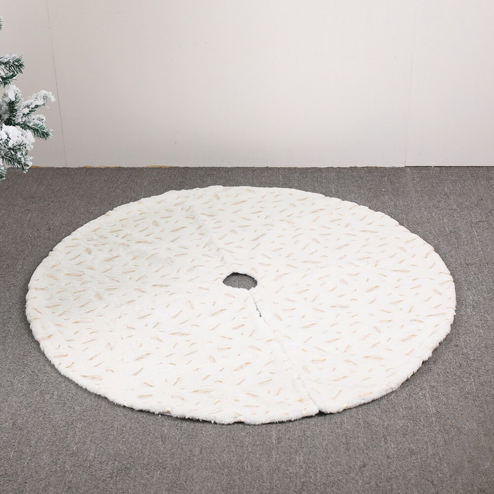 Christmas Tree Skirt Circular Tree Base Tree Apron Festival Party Decor Merry Christmas for Home Skirts Year Decoration: L