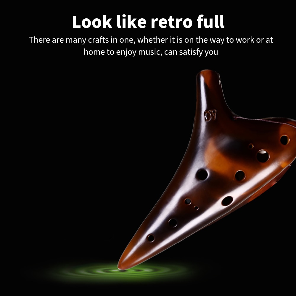 Ocarina Classical Blue 12 Holes Ocarina Alto C Mus... – Vicedeal