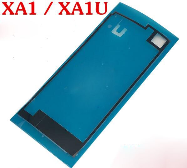 Komplett sett foran lcd-klistremerke + bak batterideksel selvklebende lim til sony xperia xa xau  xa1 xa1u xa2 xa2u xa1 Plus