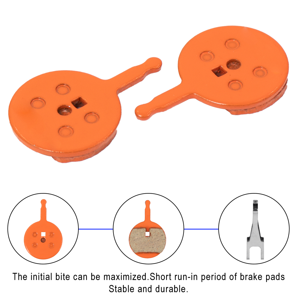 Pastiglie freno idrauliche per scooter elettrico per scooter elettrico FLJ E bicicletta calcio scooter Pastiglie freno semimetalliche in resina Accessori
