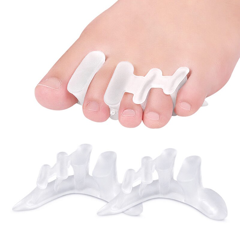 Pexmen 2 Teile/para Gel Zehe Separator Ballen Knochen Ektropium Erzähler Zehen Außen Gerät Fuß Pflege Werkzeuge Hallux Valgus Korrektor: Schokolade