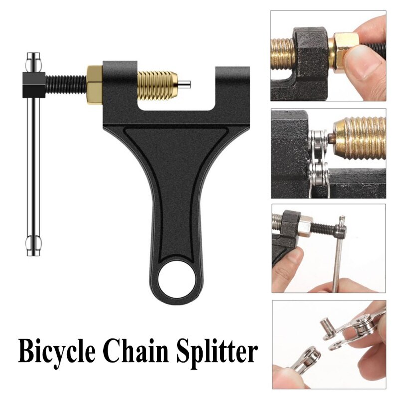 Bike Bicycle Chain Rivet Repair Tool Breaker Splitter Pin Remove Replace Bike Chain Breaker Accessories Support Dropshippinguuu