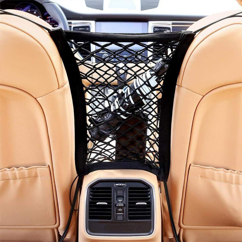 Car Pet Barrier Mesh Dog Car Safety Travel Isolation Net Vehicle Pet Car Back Seat Safety Barrier Mesh Pet Products