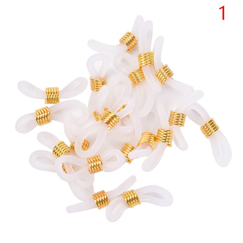 20pcs Strap Retainer End Loop Connector Ear Hook Eyeglasses Spectacles Chain Glasses Retainer Ends Rope Sunglasses Cord Holder: P1