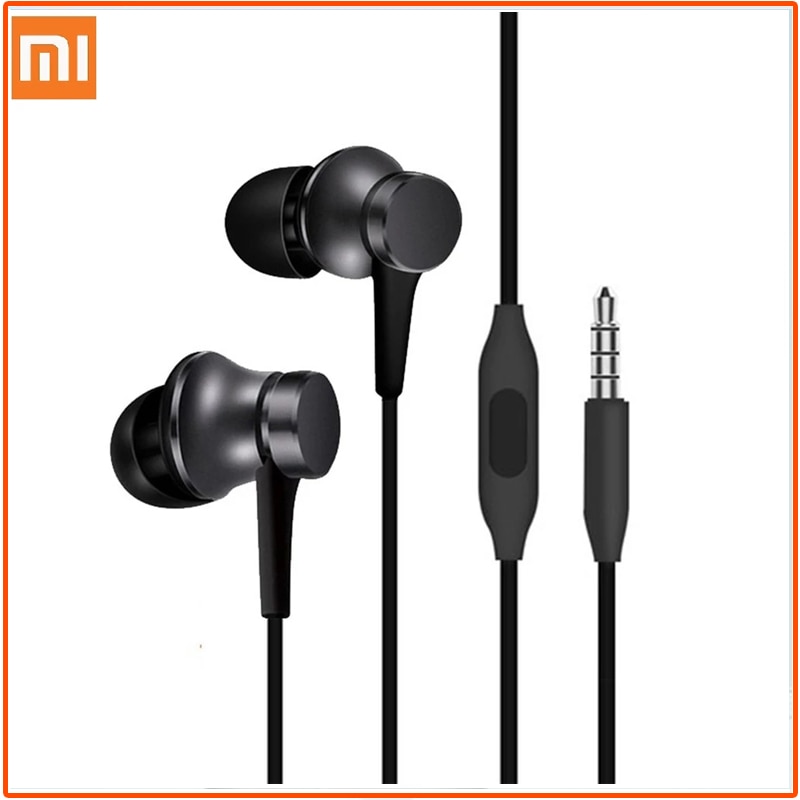 Originele Xiaomi Piston 3 Oortelefoon Bass Wired 3.5Mm In-Ear Sport Hoofdtelefoon Met Mic Headset Voor Telefoon Xiaomi samsung Huawei