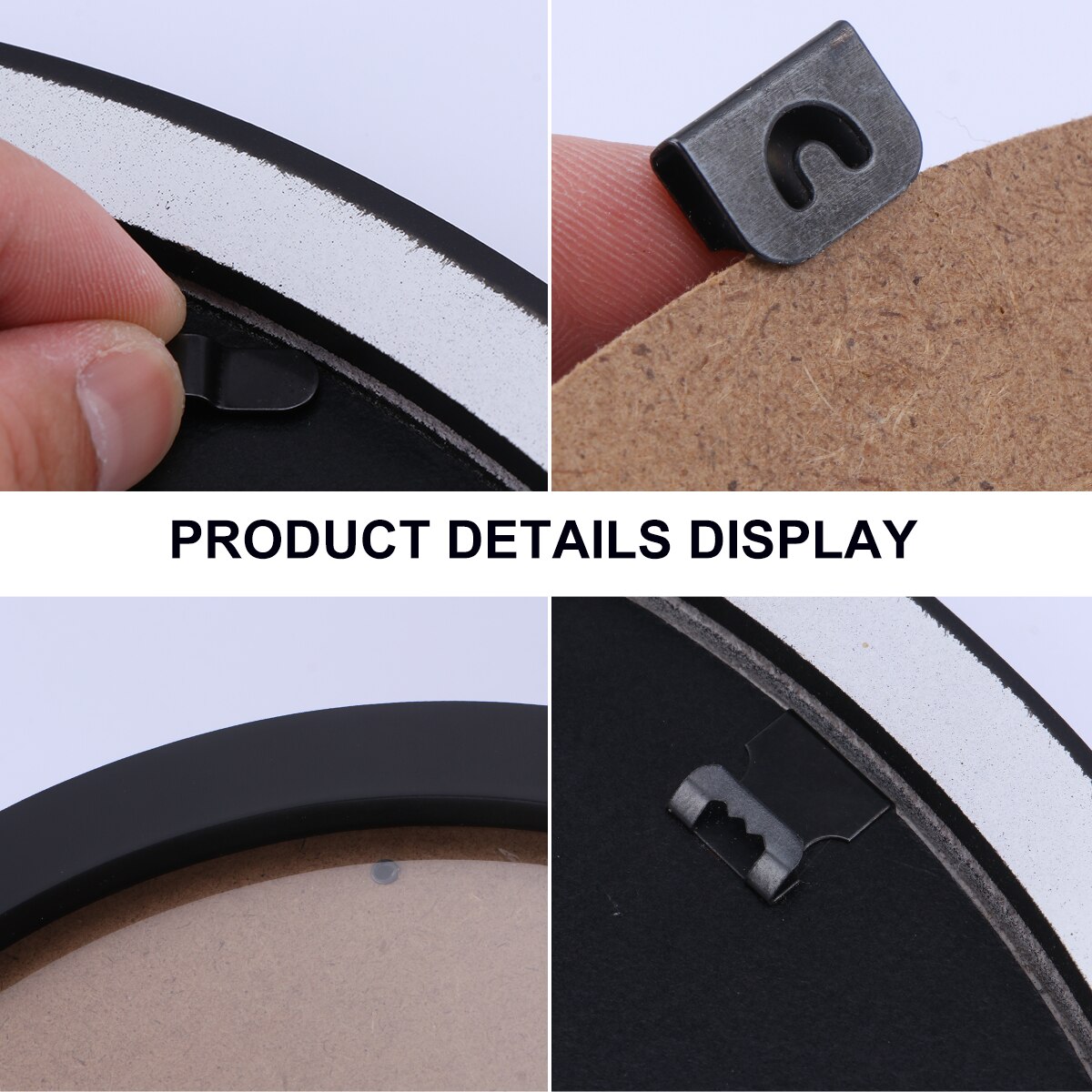 1Pc Wooden Round Photo Frame Wall Picture Frame Nordic Picture Holder