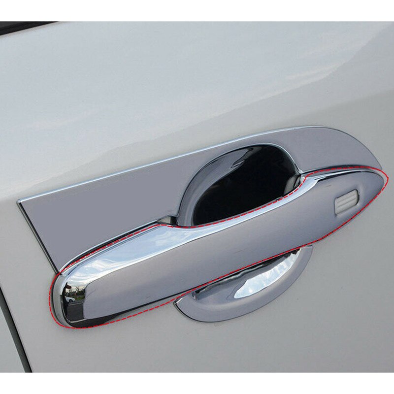 4Pcs Chrome Side Deurgreep Cover Trim Voor Toyota Corolla Camry
